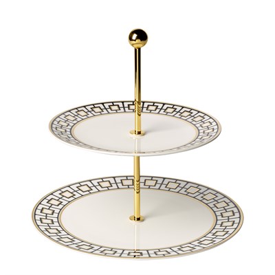 Vb Metrochıc - 2 Katlı Servıs Tabagı, 27.5x27.5x27 Cm