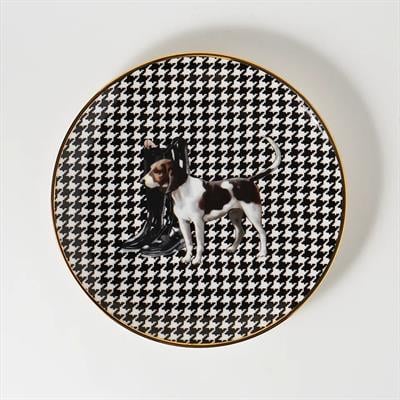 Vitelli Equestrian Köpek & Çizme 20 Cm Porselen Tabak