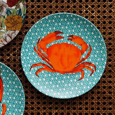 Vitelli Hazeran Crab 20 Cm Porselen Tabak