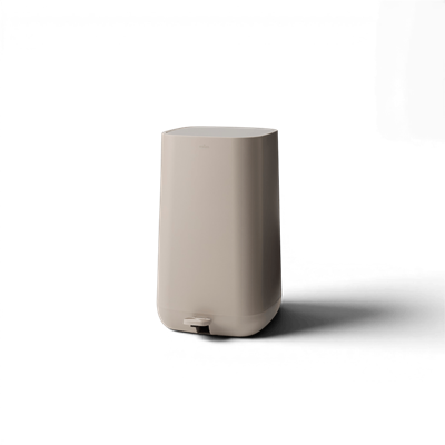 Vivarel Vera Çelik Çöp Kovası Taupe 30 L