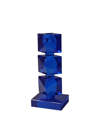 Wanelli Tina Wn1129 Mavi Küçük Boy Şamdan 19 Cm