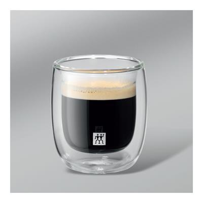 Zwıllıng 395000750 Çift Camlı 2 Li Espresso Bardak Seti 80 Ml