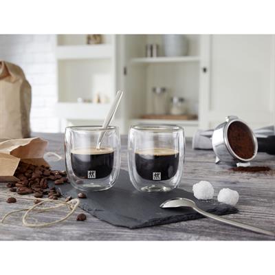 Zwıllıng 395000750 Çift Camlı 2 Li Espresso Bardak Seti 80 Ml