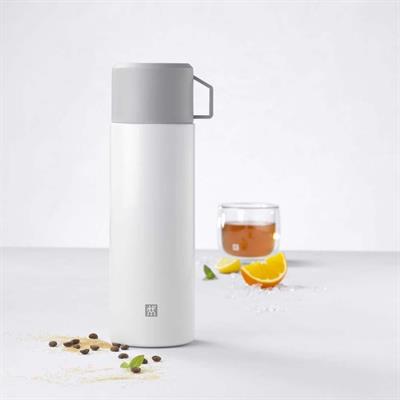 Zwıllıng 395005130 Bardaklı Termos 1 Lt Beyaz