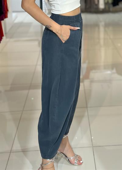 Dar Paça Şalvar Model Gabardin Pantolon - Antasit