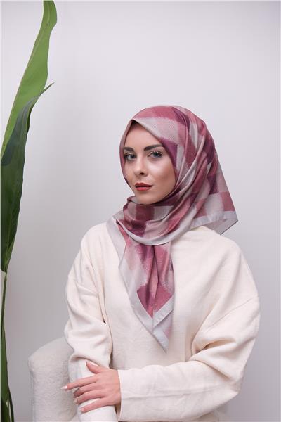 Renkli Karma Desen Dijital Soft Eşarp