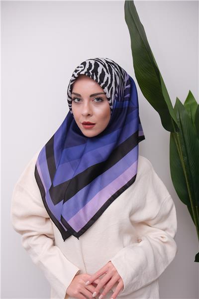 Renkli Karma Desen Dijital Soft Eşarp
