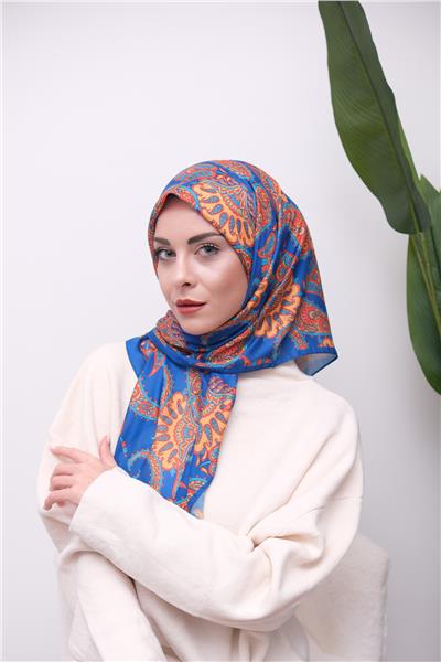 Renkli Karma Desen Dijital Soft Eşarp