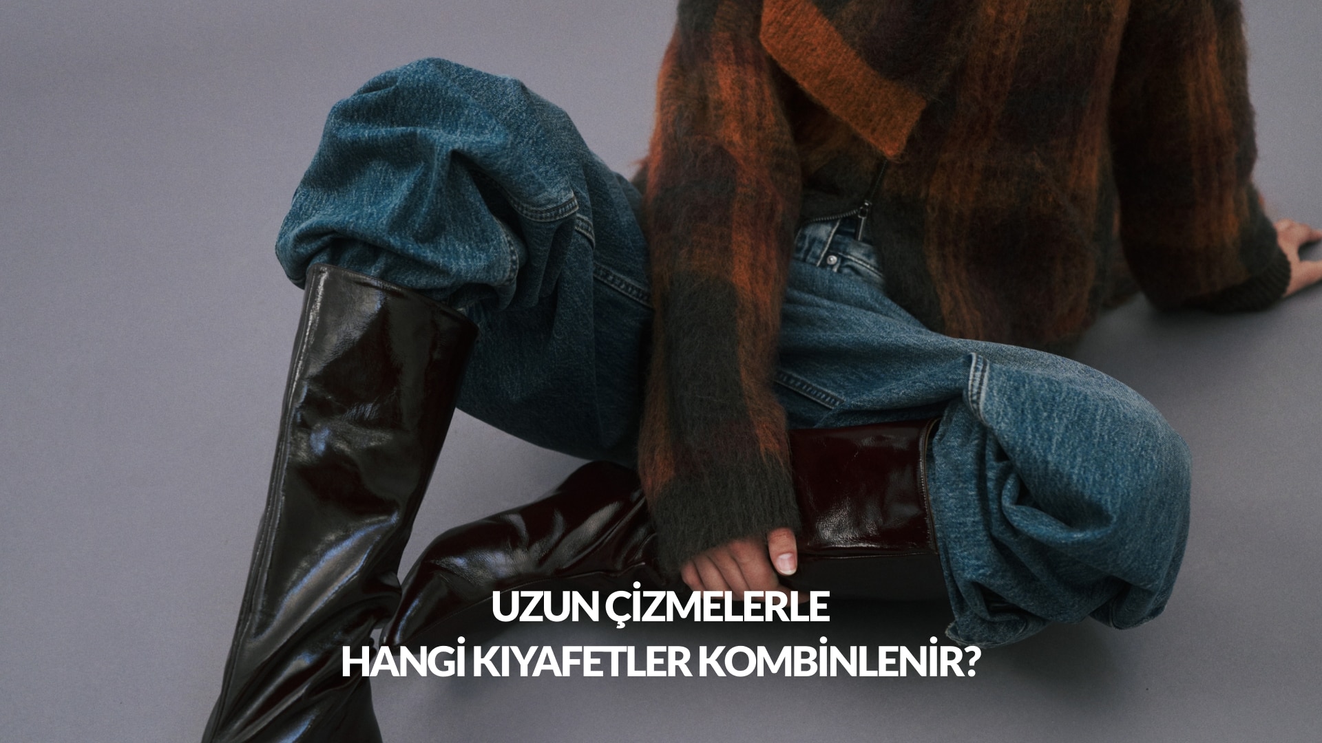 uzun çizme kombinleri