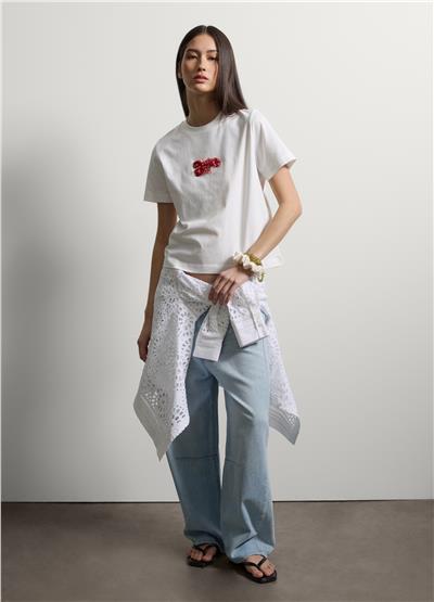 Açık Mavi Balon Kesim Denim Jean