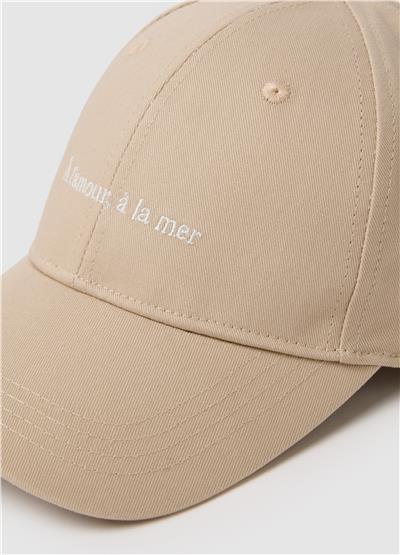 Ayarlanabilir Bej Pamuklu Şapka