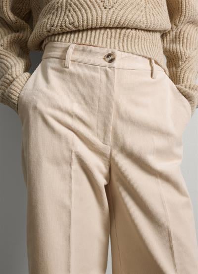 Bej Pamuk Kadife Pantolon