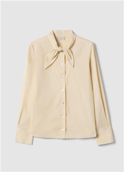 Bej Pamuk Yakalı Regular Fit Gömlek