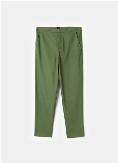 Bilek Boy Yeşil Chino Pantolon