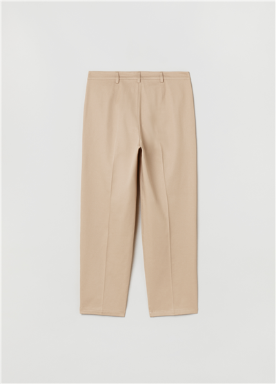 Bol Kesim Bej Chino Pantolon