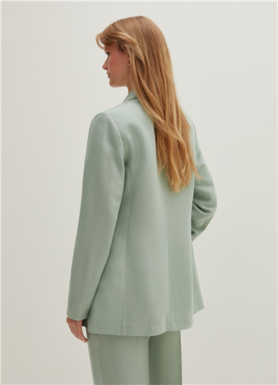 Bol Kesim Mint Blazer