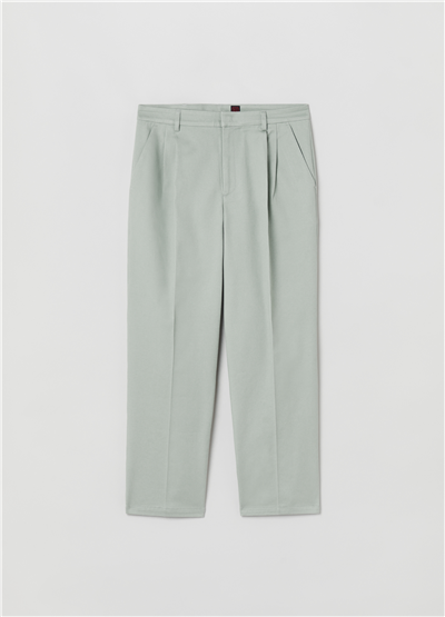 Bol Kesim Mint Chino Pantolon