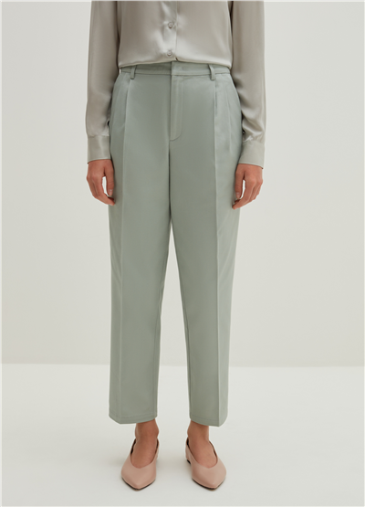 Bol Kesim Mint Chino Pantolon