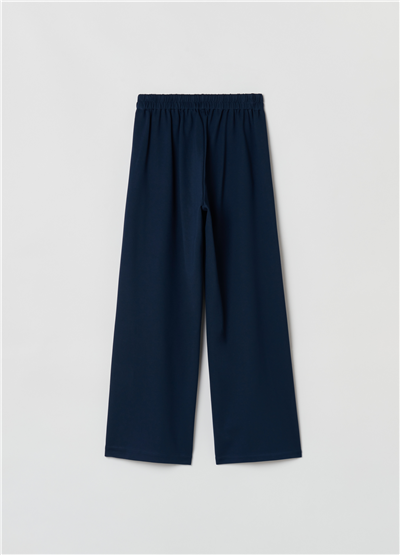 Bol Paça Lacivert Pantolon