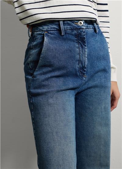Bol Paça Mavi Kot Pantolon