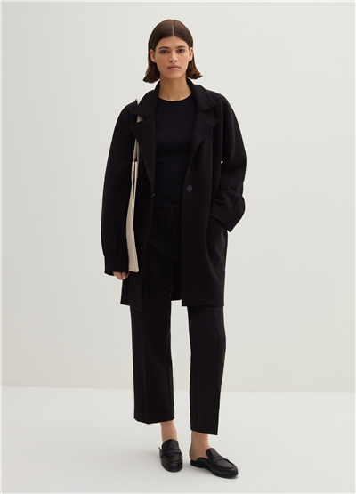 Cepli Oversize Siyah Kaban