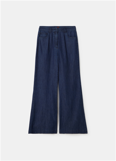 Denim Palazzo Pantolon