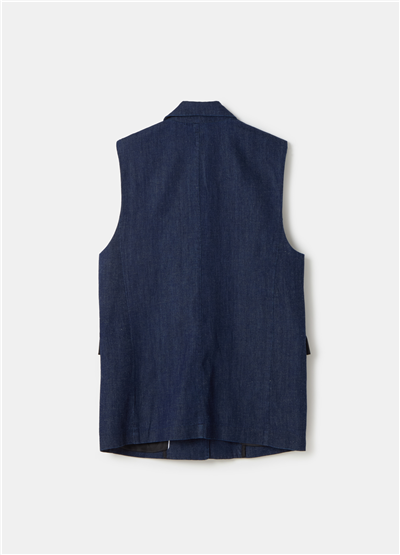 Denimden Kolsuz Blazer