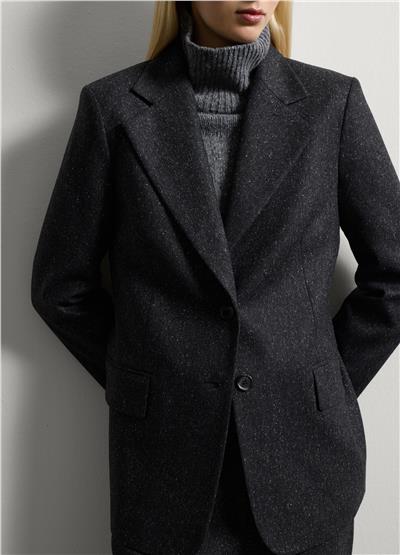 Düz Kesim Blazer Ceket