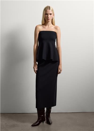 Düz Kesim Kolsuz Bluz