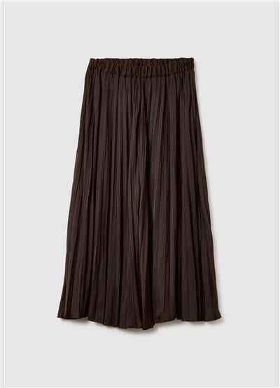 Düz Kesim Pileli Etek