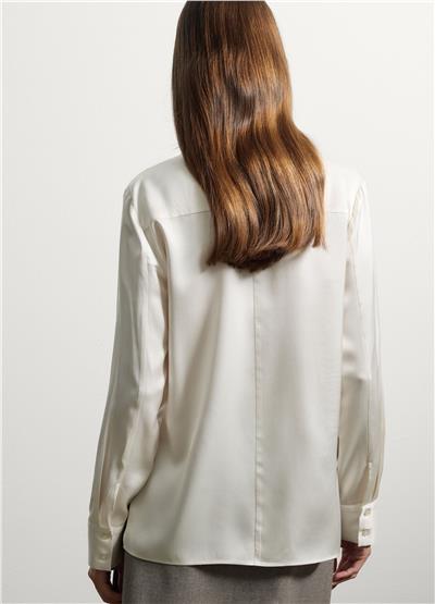 Düz Kesim Saf Viskon Gömlek