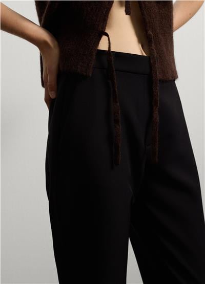 Esnek Kumaş Pantolon Normal Kesim