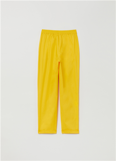 Esnek Pamuklu Sarı Jogger Pantolon