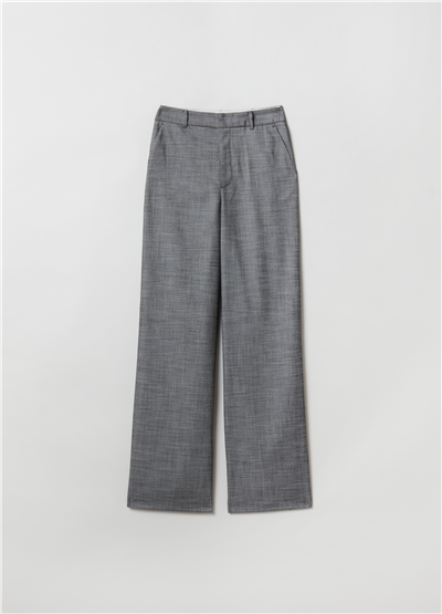 Gri Bol Paça Pantolon