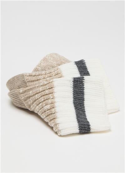 Gri Pamuklu Çoraplar