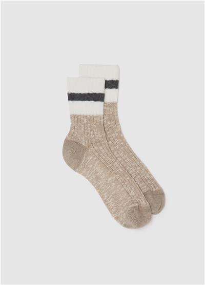 Gri Pamuklu Çoraplar