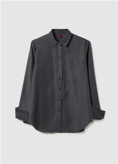 Gri Regular Kalıp Gömlek