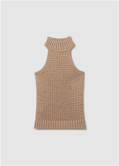 Halter Yaka Bej Atlet