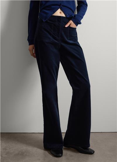 Kadife Flare Pantolon