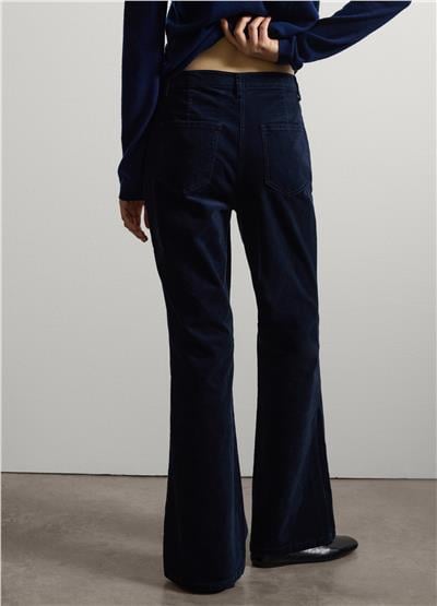 Kadife Flare Pantolon