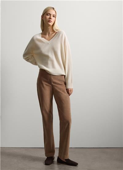 Kahverengi Kadife Pantolon