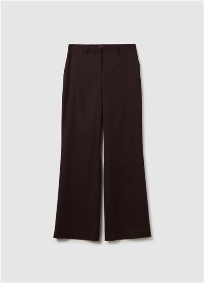 Kahverengi Normal Bel Streç Kumaş Pantolon