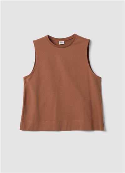 Kahverengi Oversize Pamuk Atlet