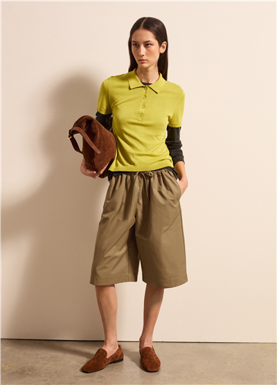 Kahverengi Süet Yarım Ay Çanta