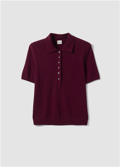 Kırmızı Regular Fit Saf Yün Kazak