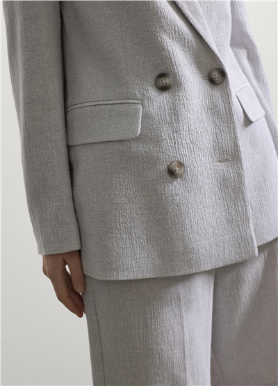 Kruvaze Gri Blazer