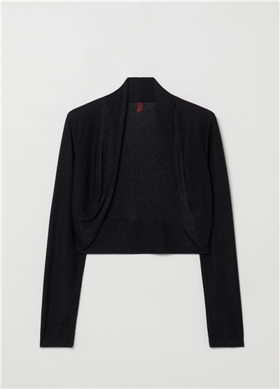 Lurex Siyah Bolero