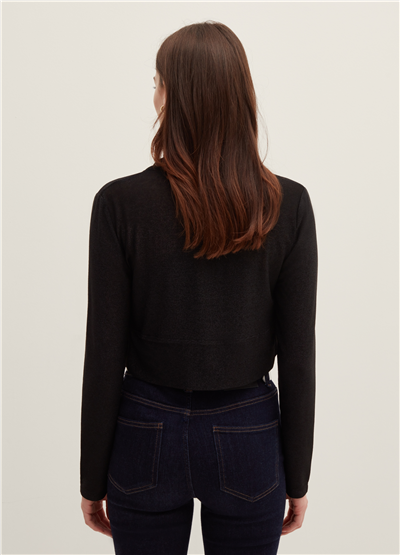 Lurex Siyah Bolero