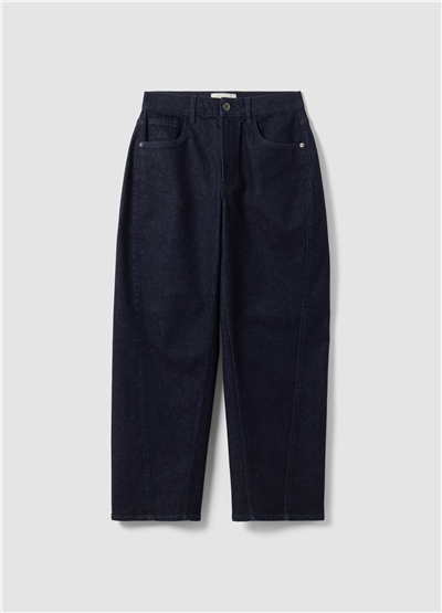 Mavi Balon Kesim Esnek Pamuklu Denim Jean