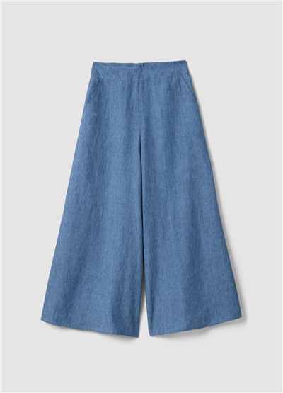 Mavi Denim Keten Bol Paça Pantolon